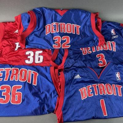 Lot 331 | Lot of Pistons Jerseys

