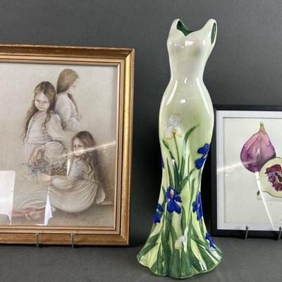 Lot 614 | Beautiful Benaya Vase, Signed Watercolor & More
