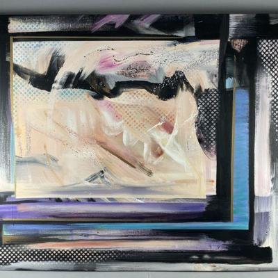Lot 445 | Rochelle St. Fanovic Abstraction Canvas
