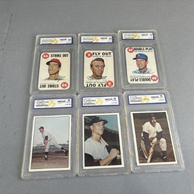 Lot 125 | 6 Gem Mint Graded Baseball Cards
