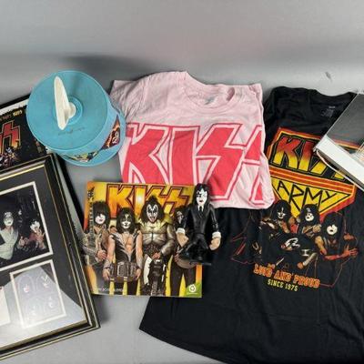 Lot 581 | KISS Collectables, Shirts, Neon Light, Posters,

