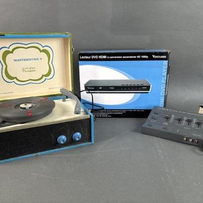 Lot 456 | Vtg Record Player & More
