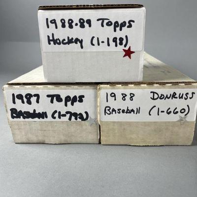 Lot 23 | 1987-88 Topps Donruss Baseball 1988-89 Topps
