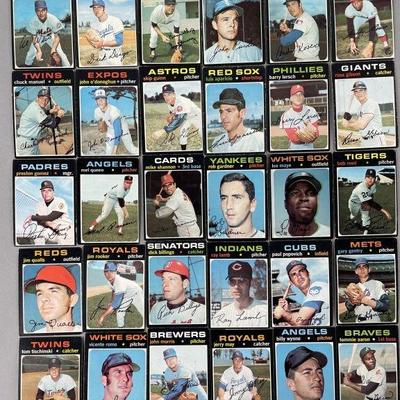 Lot 86 | 1971 Vintage Baseball Cards
