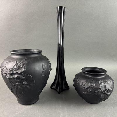 Lot 403 | Black Satin Vance Tiffen Poppy and More
