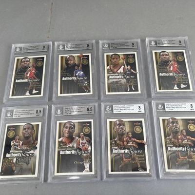 Lot 124 | 8 Mint Graded Basketball Cards
