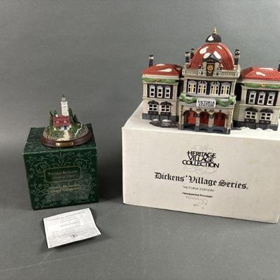 Lot 428 | Porcelain Miniature Station & More
