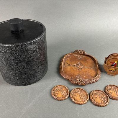 Lot 422 | Vtg Ice Bucket & More

