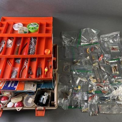 Lot 574 | Box of Fishing Tackle & Huge Set of Lures
