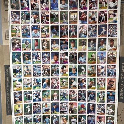 Lot 185 | 1989 & ‘91 & ‘92 Topps Baseball Cards Uncut
