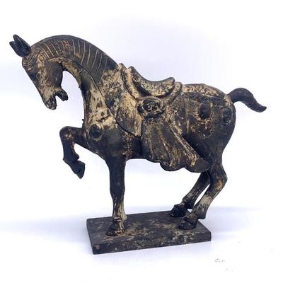 Sale Photo Thumbnail #227: Antique cast iron Tang Horse