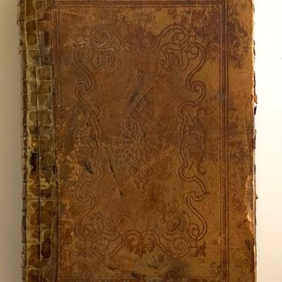 1841 Bible, belonged to Hart Family w/ births, deaths and marriages hand written in.