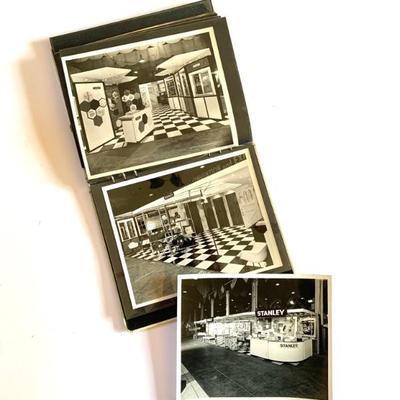Photo scrapbook of 1950’s Stanley Tools trade show  display