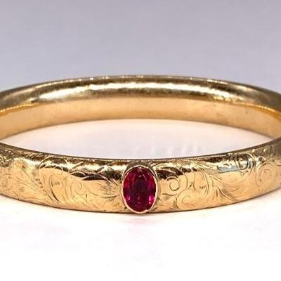 10K Victorian bracelet