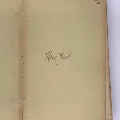 Commonplace book of Mary Hart w/ her ownership signature