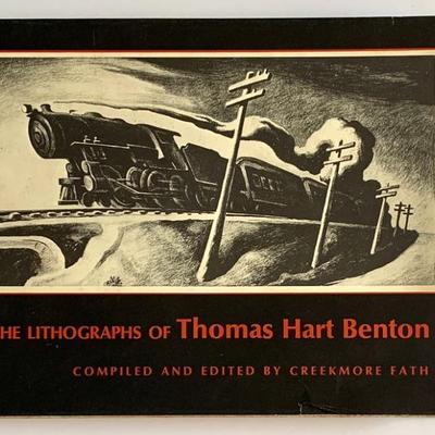 Thomas Hart Benton book inscribed to family member