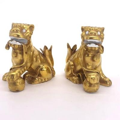 Vista Alegre porcelain Foo Dogs, Portugal