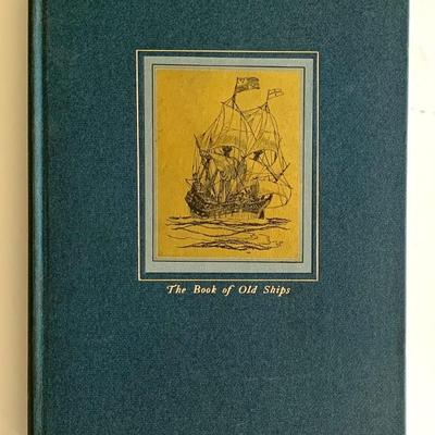 Book of Ships w/ Gordon Grant signed etching