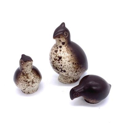 Howard Pierce pottery birds