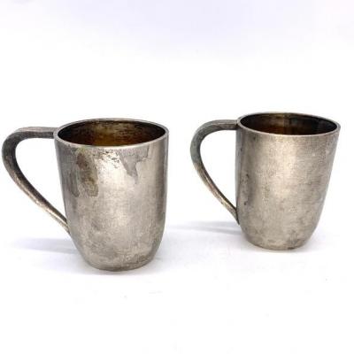 Pr. Russian 84 silver cups, 1892