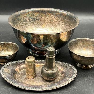 Silverplate, Silver Metal 38, Gorham EP & Academy Silver on Copper & Paul Revere Reproduction

