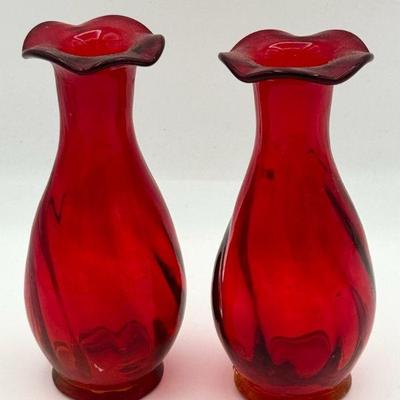 (2) Cadmium Vases-UV Reactive
