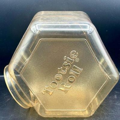 Plastic Tootsie Roll Container
