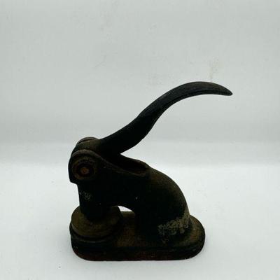Antique Cast Iron Notary Stamp
