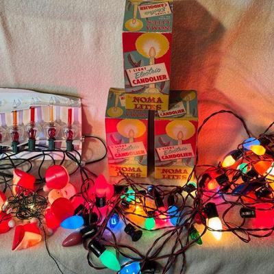 Older Christmas Lights Lot Feat. Bubble Lights
