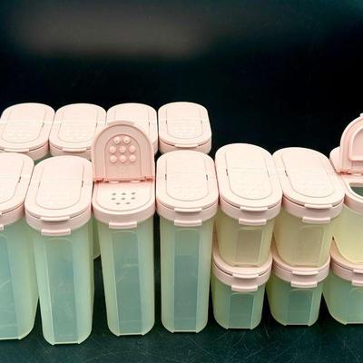 (14) Vintage Tupperware Spice Jars
