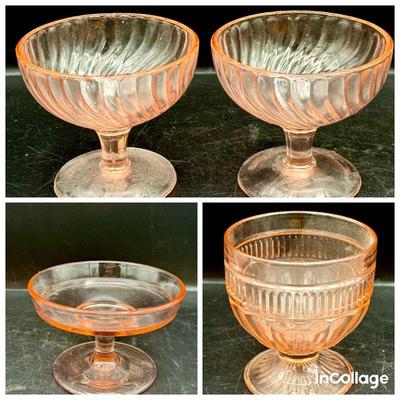 (4) Depression Glass Dishes Feat. Anchor Hocking
