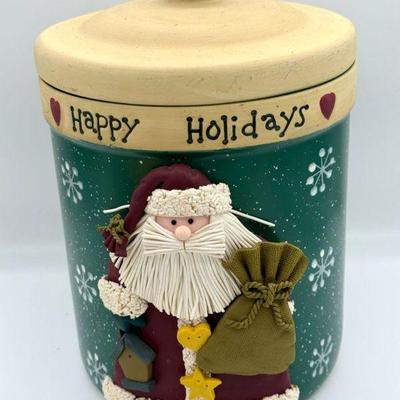 Ceramic Santa Cookie Jar
