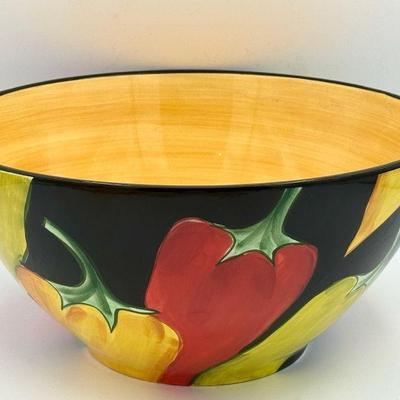 Clay Art Hand Painted Stone Lite Clay Bowl
