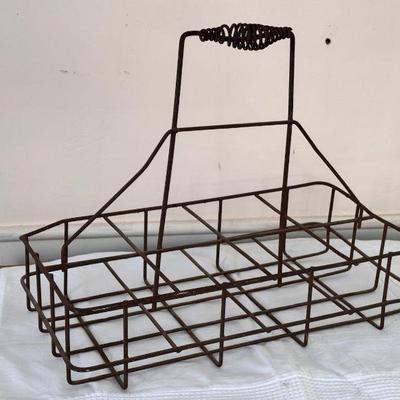 Metal Milk Basket

