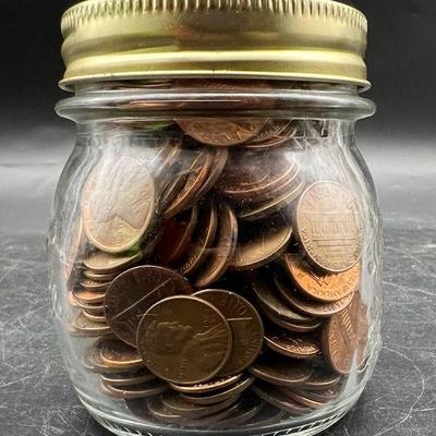 Unsearched Jar of Pennies
