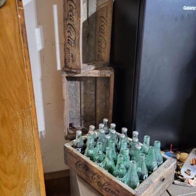 Coca-Cola crates
Coca-Cola bottles with