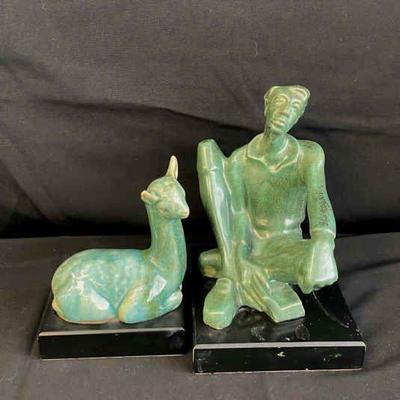 Margoulies Llama Figure * Ichabod Crane Figurine * R. Davis
