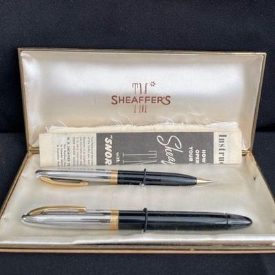 Vintage Sheaffer’s Pen Set in Original Box * TM With the Snorkel
