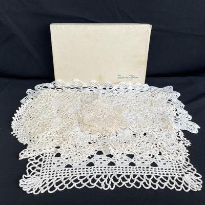 Vintage Handmade Lace/Cotton Crochet Doilies
