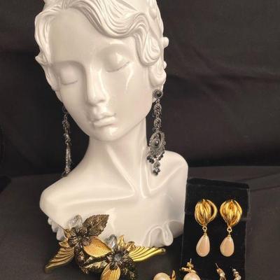 Variety of Pierced * Clip on Earrings * Chandelier * Pearly Beads and more
