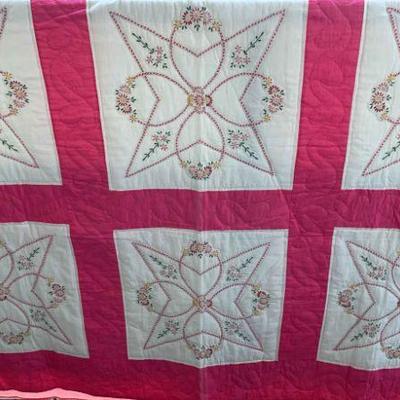 Pink Handmade Quilt
