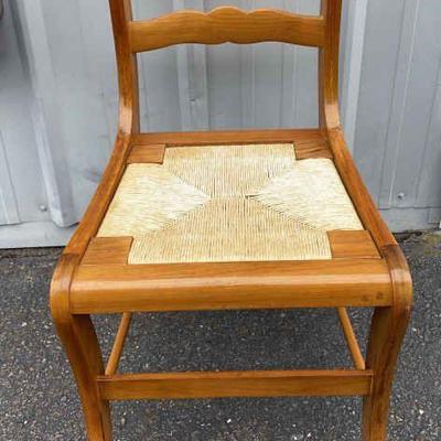Vintage Genuine Amana Wood * Cane Chair

