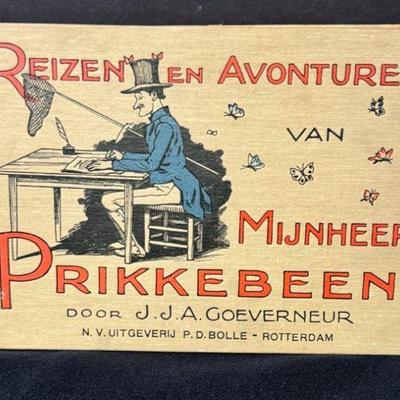 Vintage Book By Jan Goeverneur * Written In Dutch * Cartoon Collection
