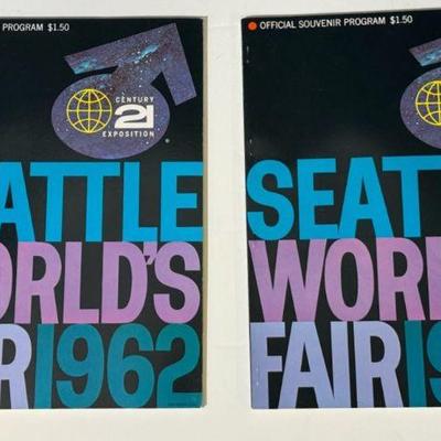 4 Basically New Seattle World’s Fair Official Souvenir Programs
