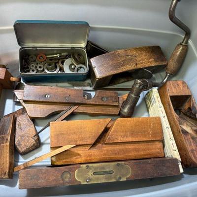 Vintage Wooden Hand Tools
