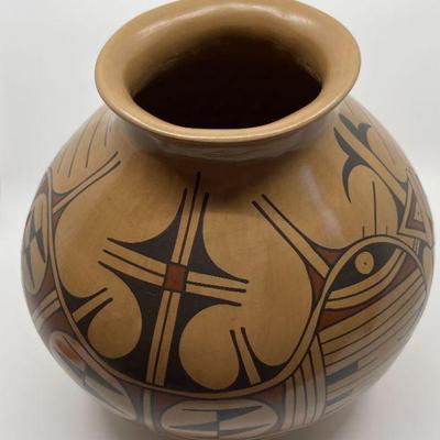 Mata Ortiz Signed Jesus Pena Pottery Decorative Pot * Casas Grande, Mexico
