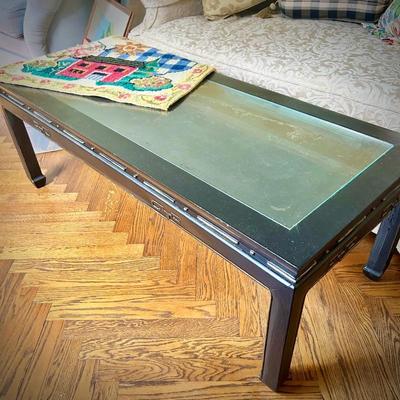 Antique Asian hand-carved coffee table