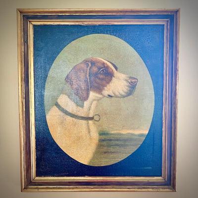 Oil painting - dog