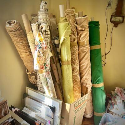 Vintage and newer high-end upholstery