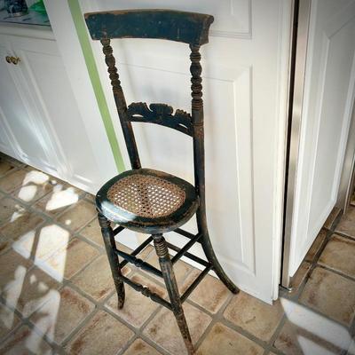 Antique child's deportment/correction chair